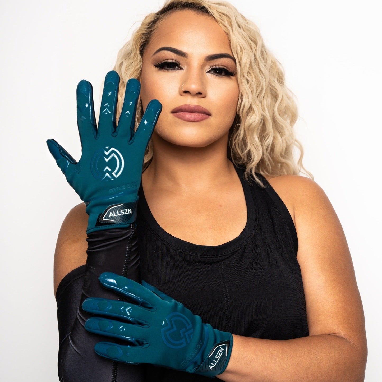 Echo Blue ALLSZN Receiver Gloves